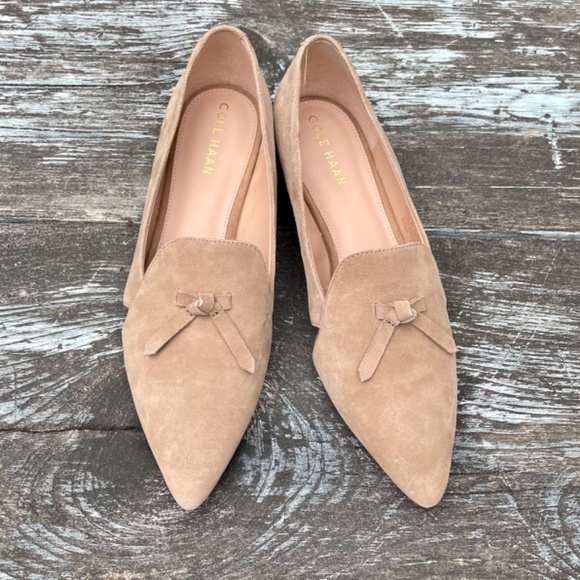 Cole Haan Suede Viola Skimmer Loafers - Picture 8 of 8